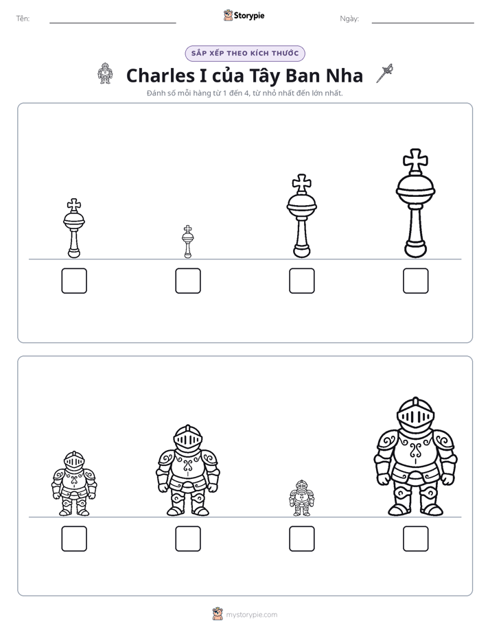 Thứ Tự Kích Thước