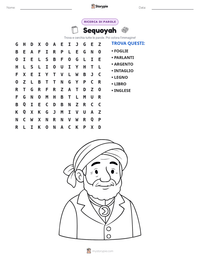 Anteprima della scheda stampabile di Sequoyah