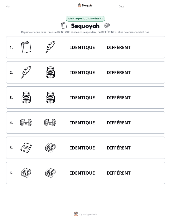 Identique ou Différent