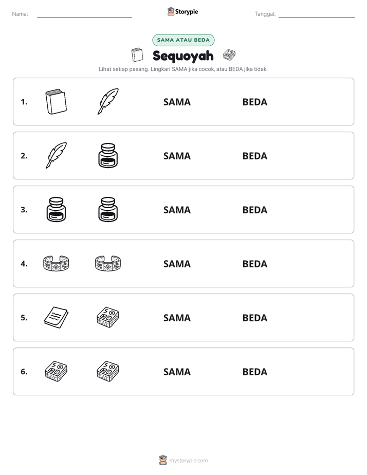 Sama atau Berbeda