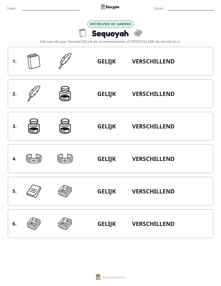 Zelfde of Verschillend