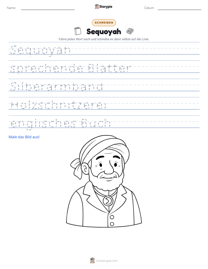 Schreibübung