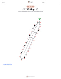 Writing printable worksheet preview