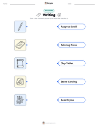 Writing printable worksheet preview
