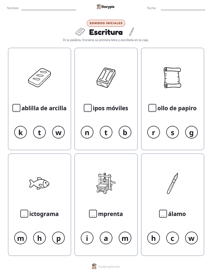 Sonidos Iniciales