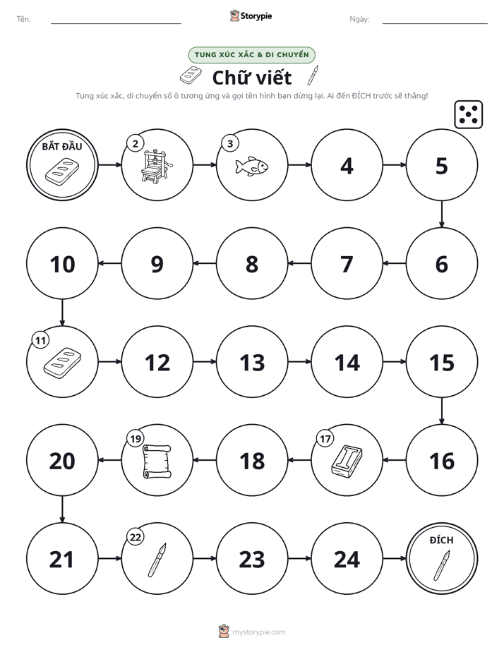 Trò Chơi Cuộn & Di Chuyển