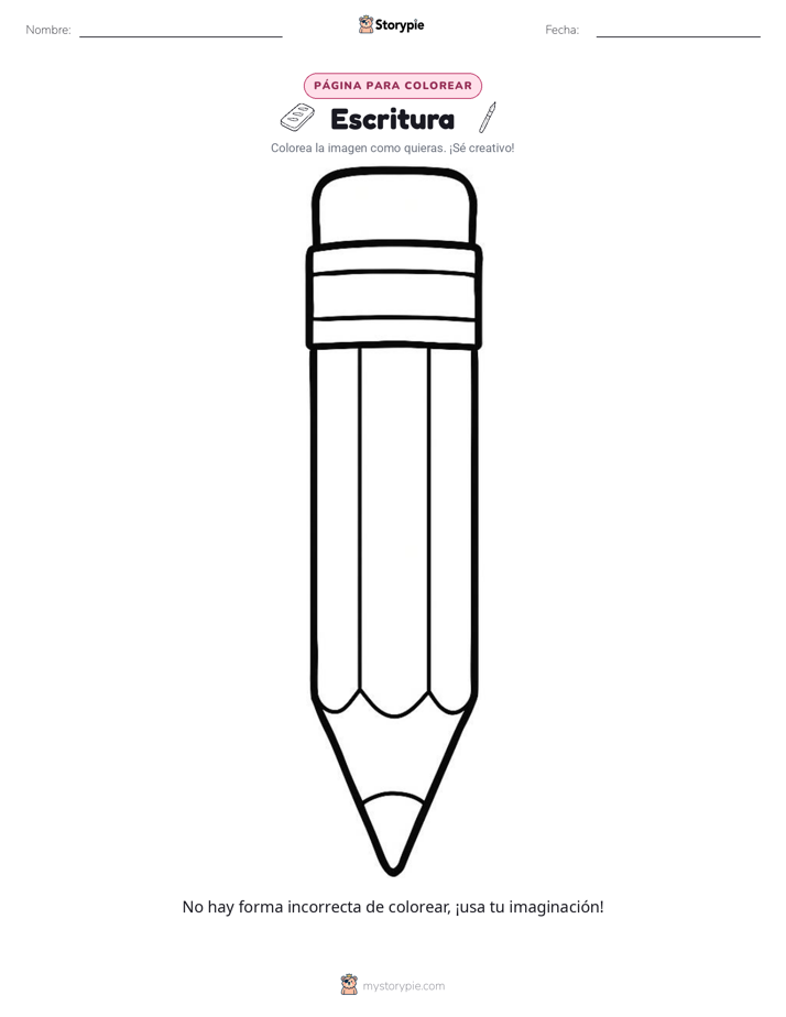 Página para Colorear