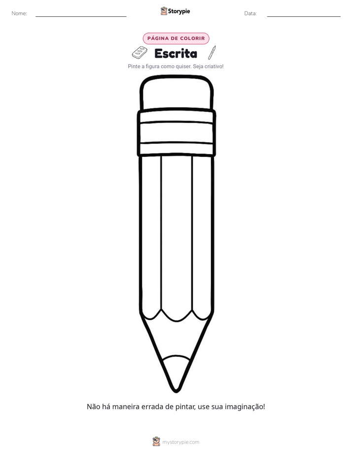 Página para colorir