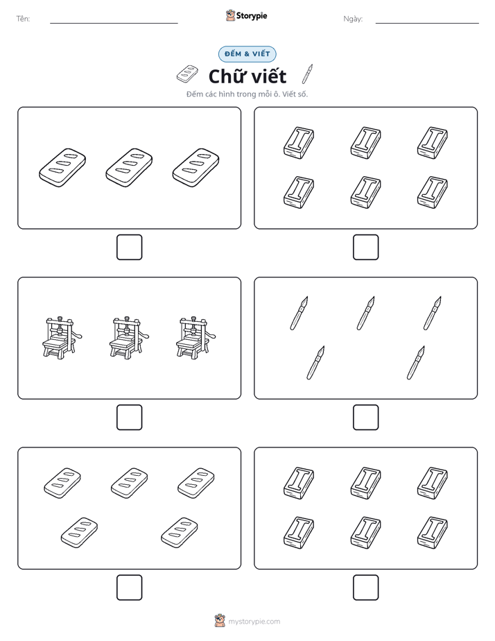 Đếm & Viết