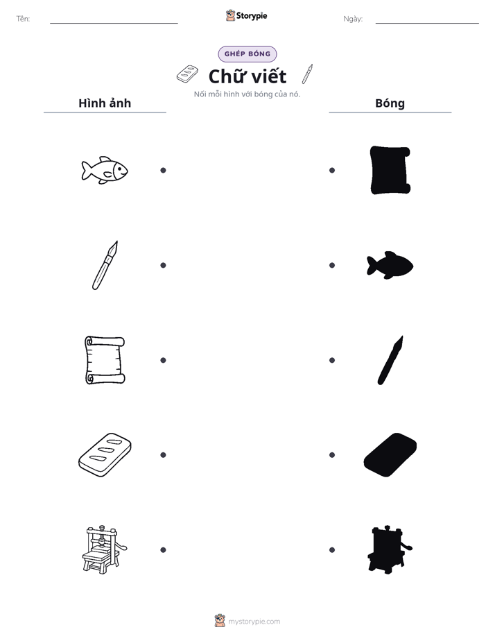 Ghép Hình Bóng