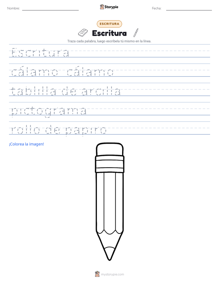 Práctica de Escritura