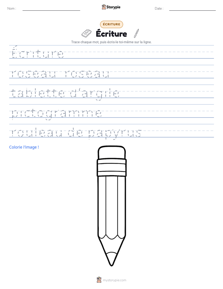 Pratique d'écriture