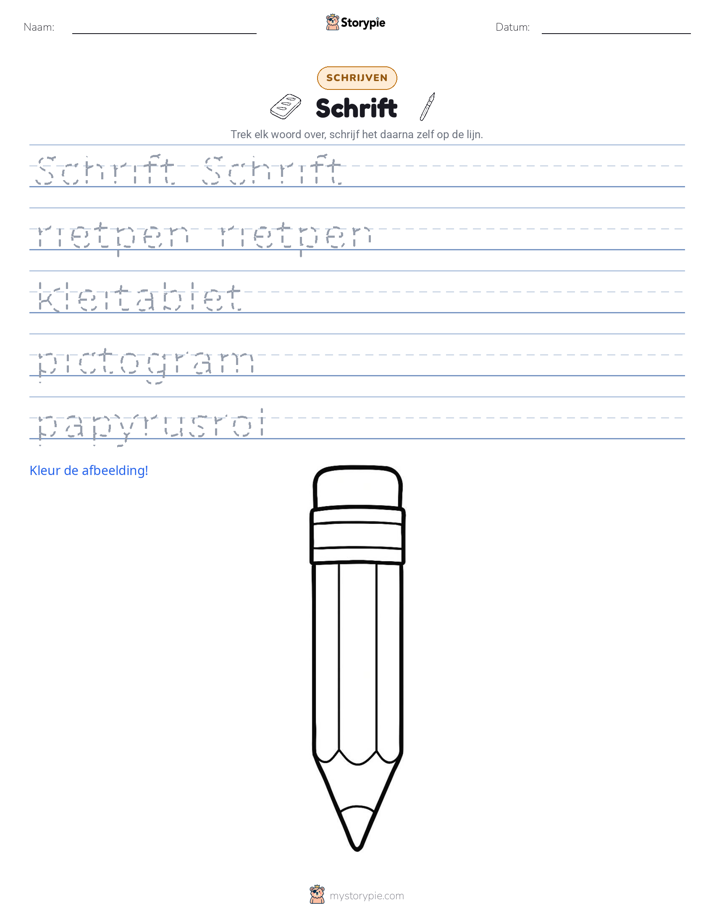 Schrijf Oefening