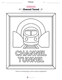 Channel Tunnel printable worksheet preview
