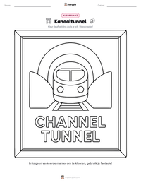 Kanaaltunnel afdrukbare werkblad voorbeeld