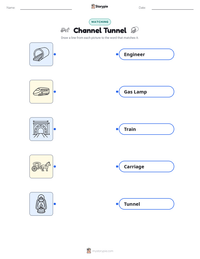 Channel Tunnel printable worksheet preview