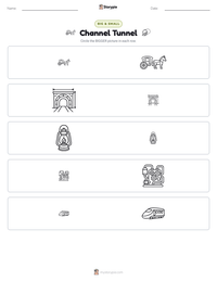 Channel Tunnel printable worksheet preview