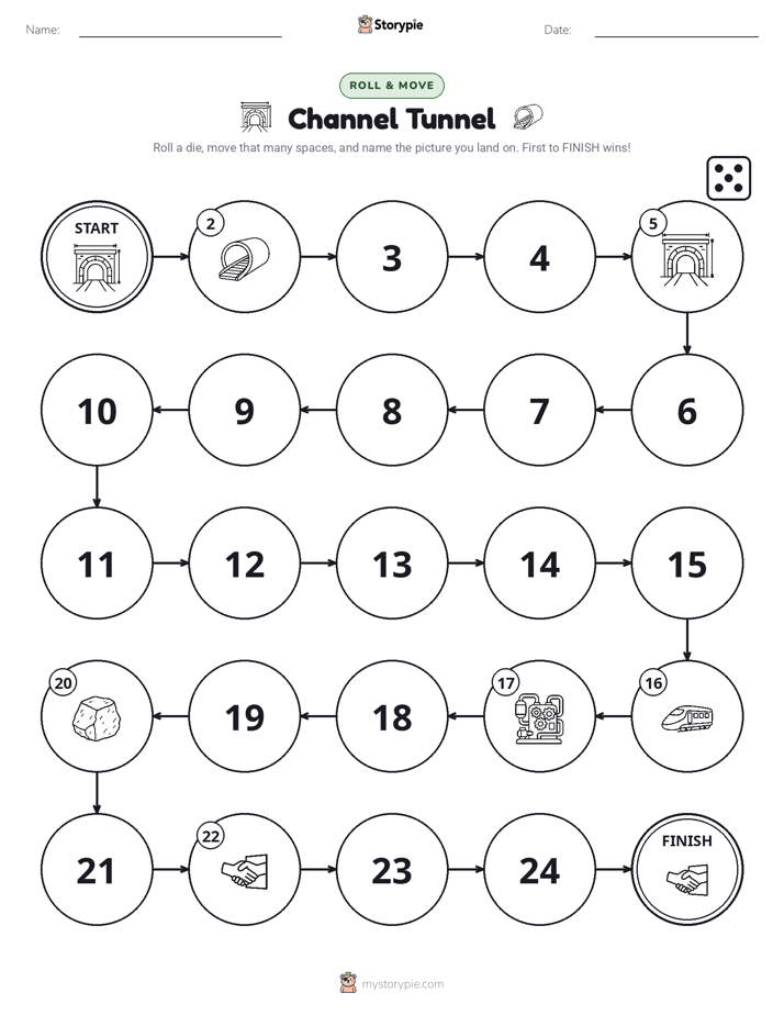 Roll & Move Game