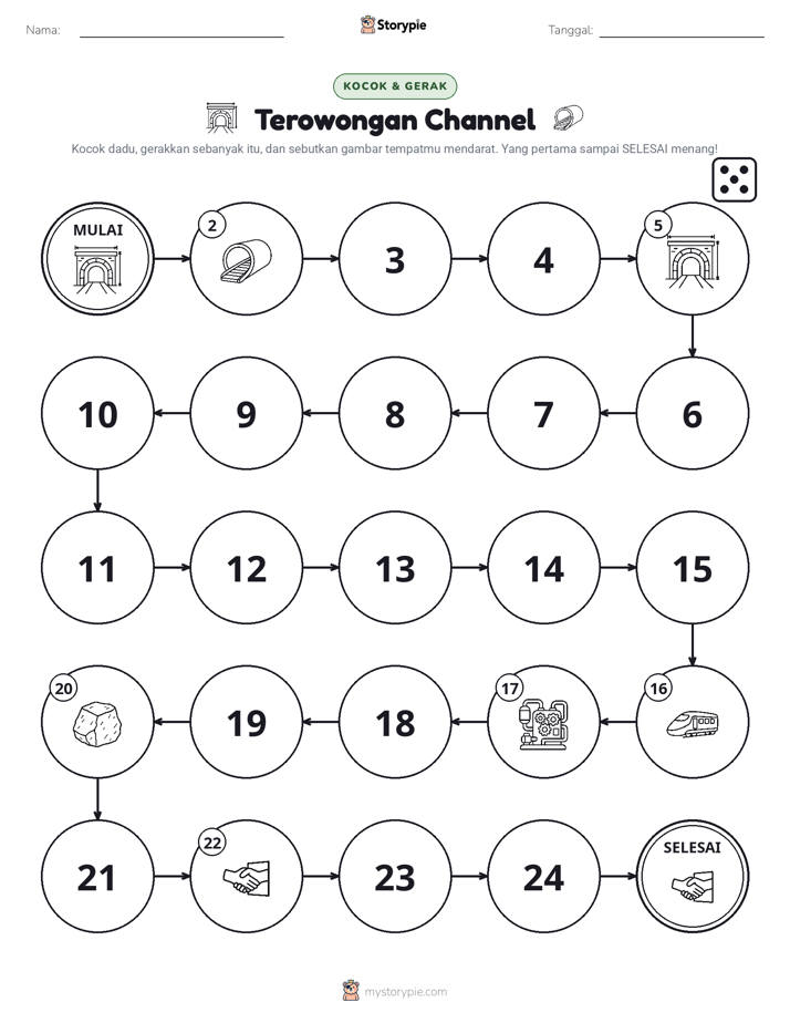 Permainan Gulung & Pindah