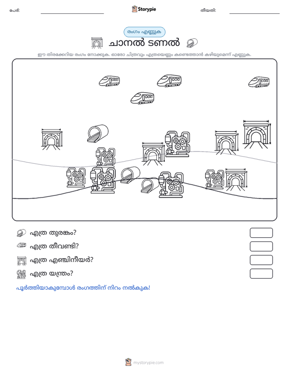 എണ്ണുന്ന ദൃശ്യങ്ങൾ