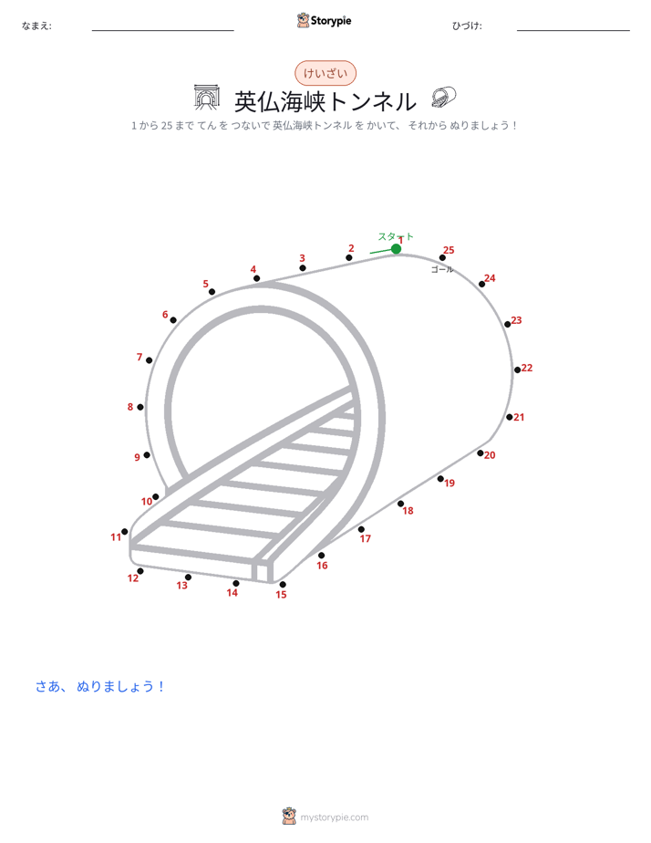 点つなぎ