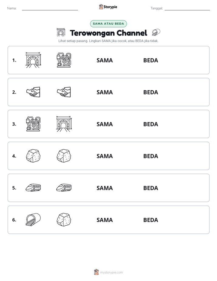Sama atau Berbeda
