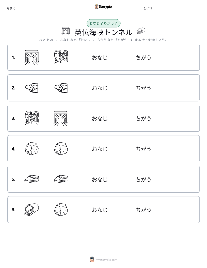 同じか違うか