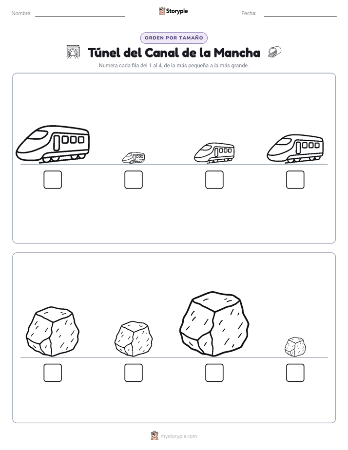 Orden de Tamaños
