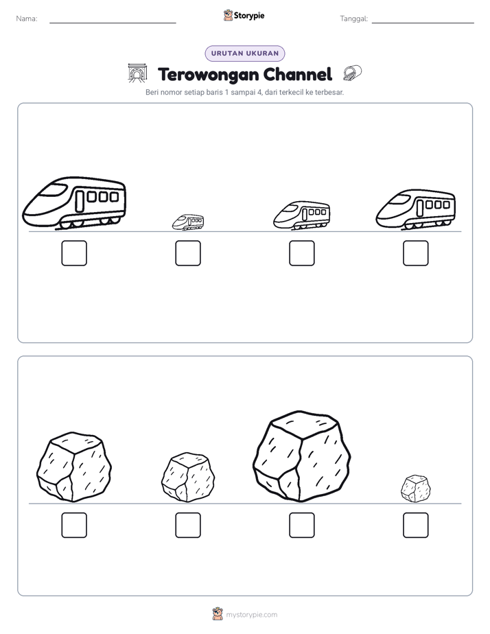 Urutan Ukuran