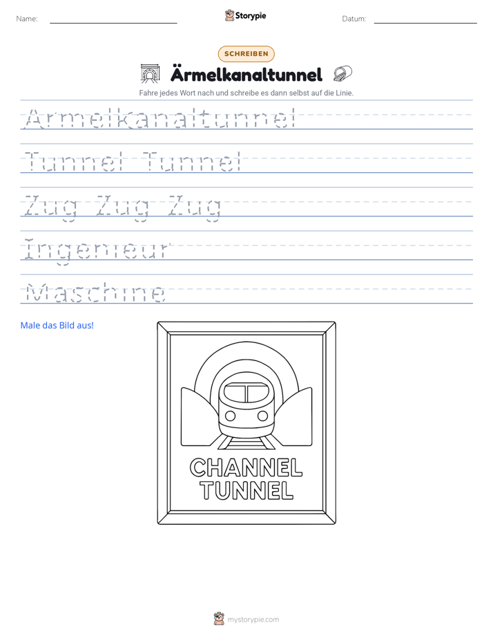 Schreibübung