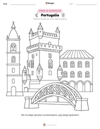 Podgląd drukowalnego arkusza ćwiczeń Portugalia