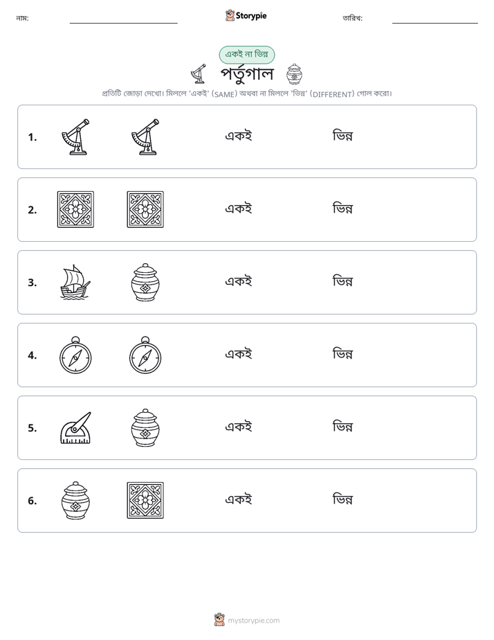 একই বা ভিন্ন