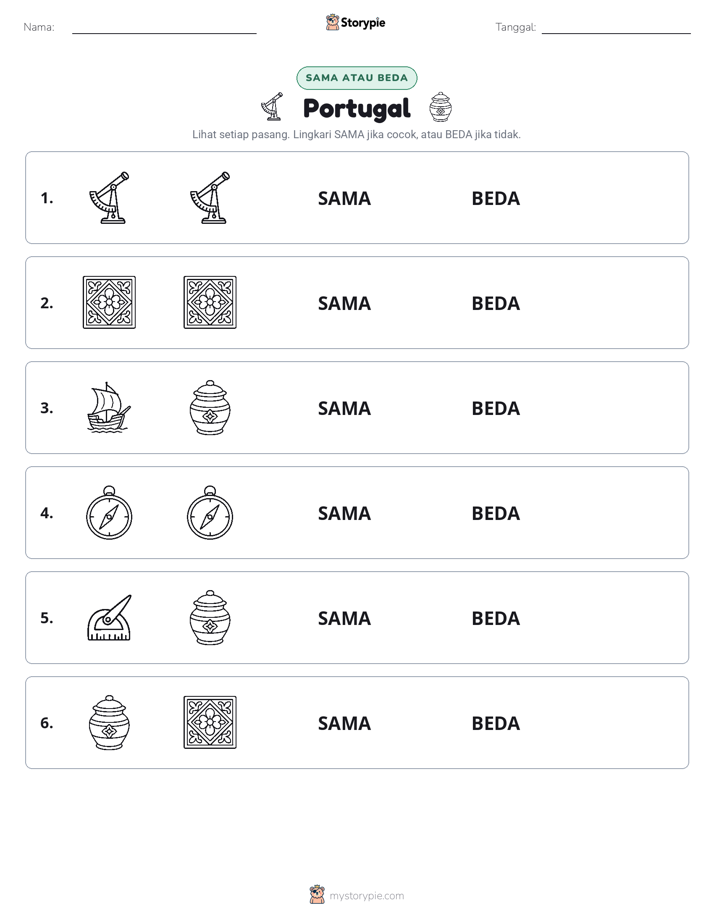 Sama atau Berbeda