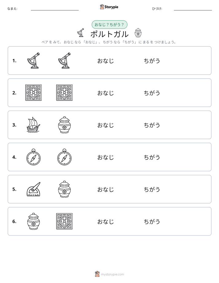 同じか違うか