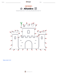 Alhambra printable worksheet preview