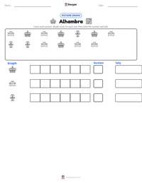 Alhambra printable worksheet preview
