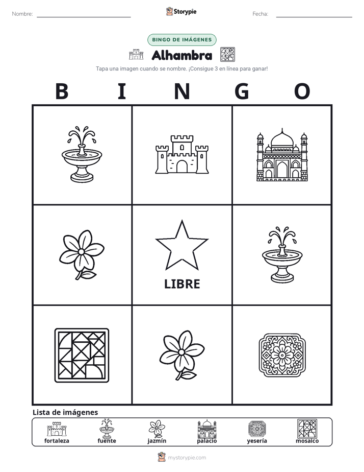 Bingo de Imágenes
