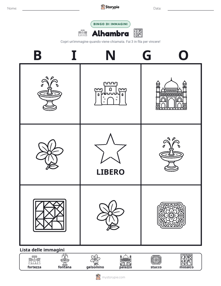 Bingo delle Immagini