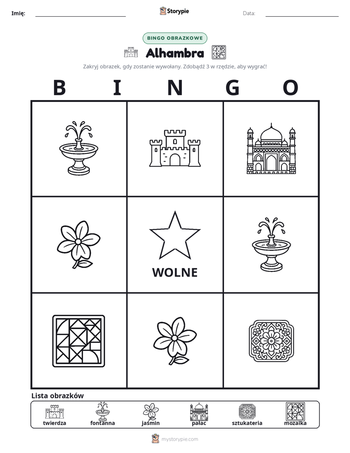Bingo obrazkowe