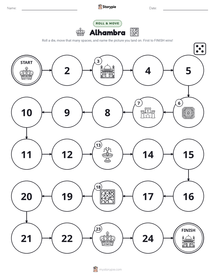 Roll & Move Game