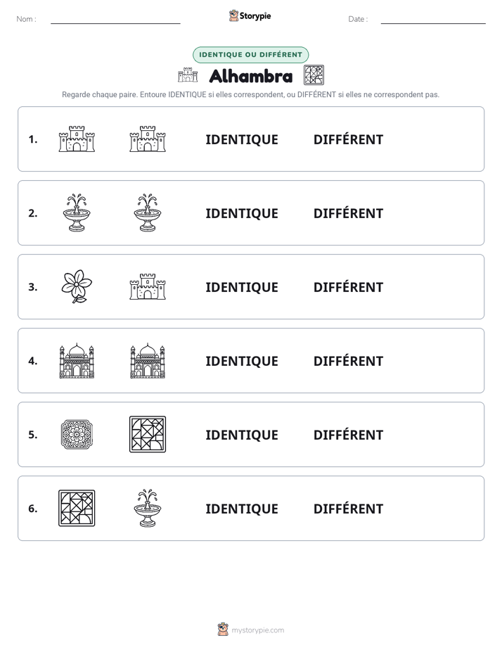 Identique ou Différent