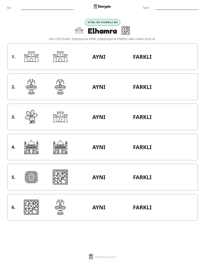 Aynı mı Farklı mı