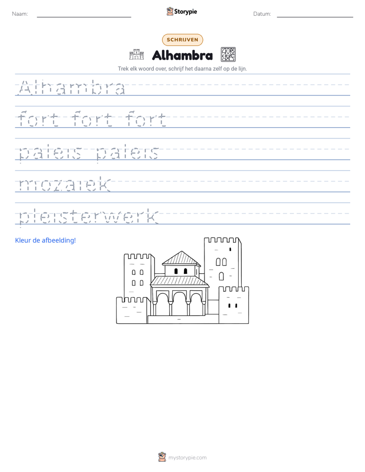 Schrijf Oefening