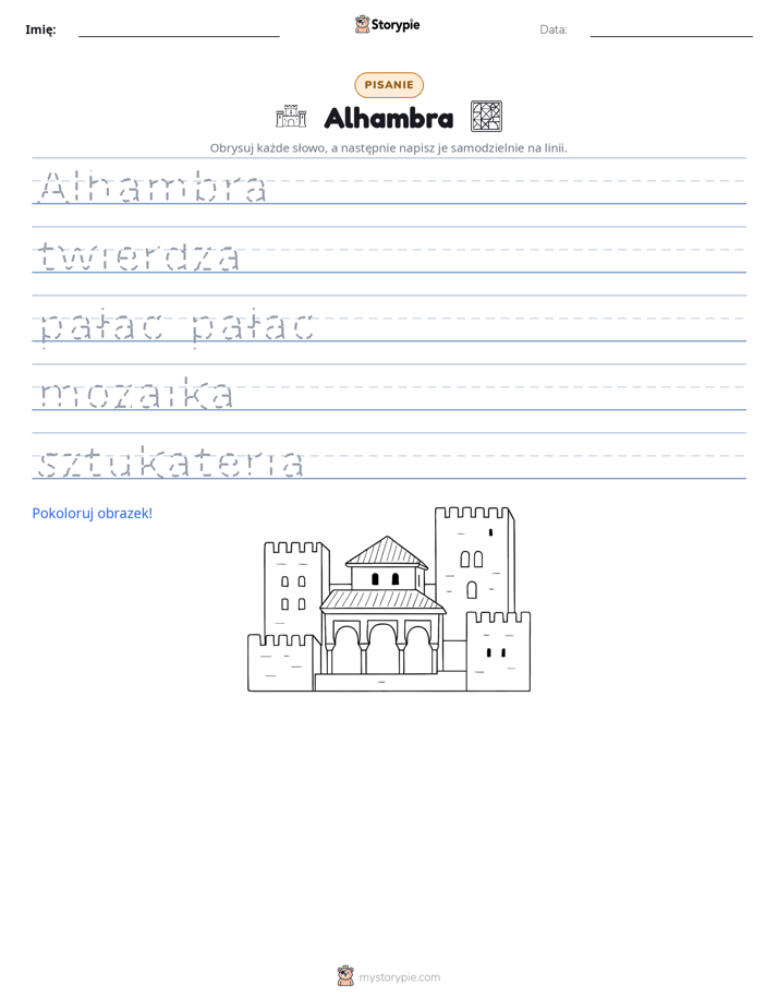 Ćwiczenie Pisania