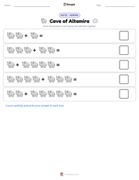 Cave of Altamira printable worksheet preview