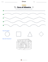 Cave of Altamira printable worksheet preview