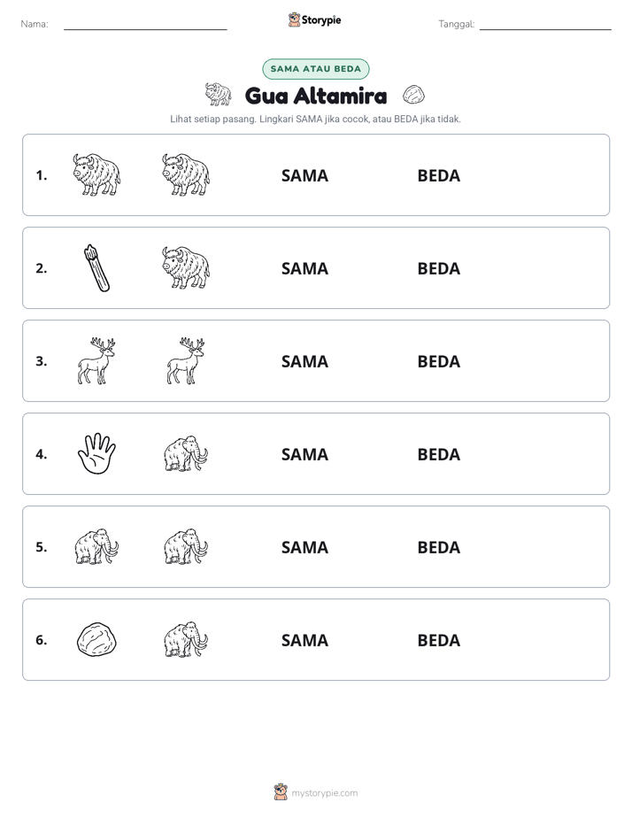 Sama atau Berbeda