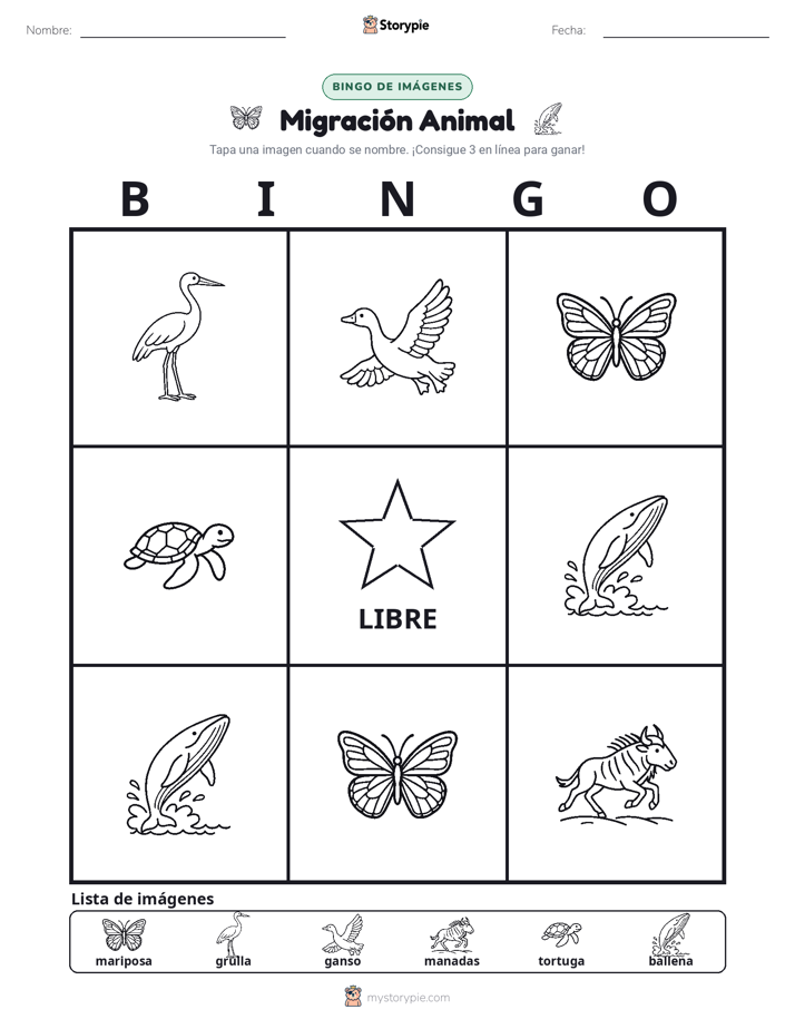 Bingo de Imágenes