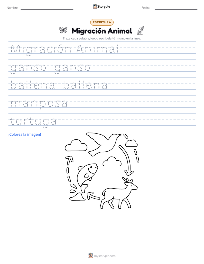 Práctica de Escritura