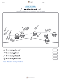 Yu the Great printable worksheet preview